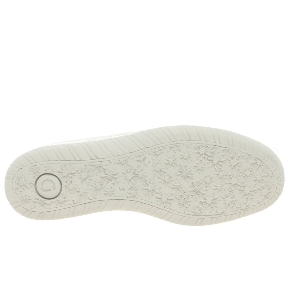 Amulet Damessneakers Met Brede Pasvorm Gabor Wit/argento