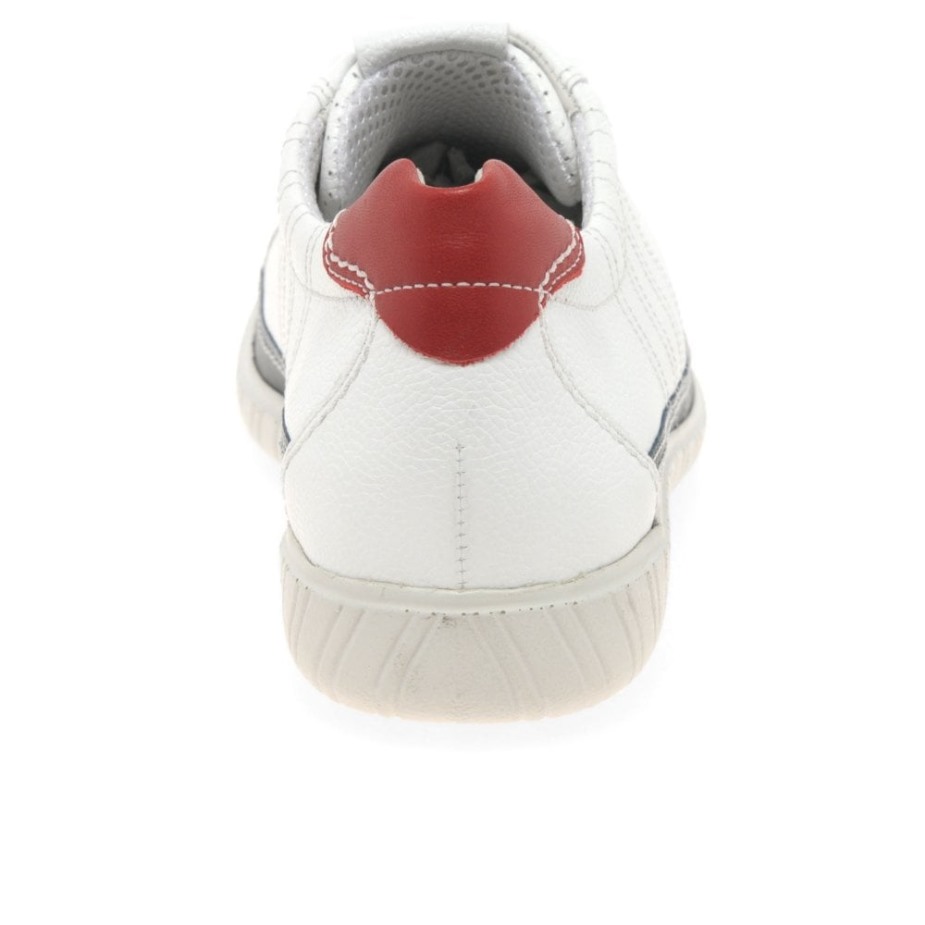 Amulet Damessneakers Met Wijde Pasvorm Wit/navy/rood Gabor