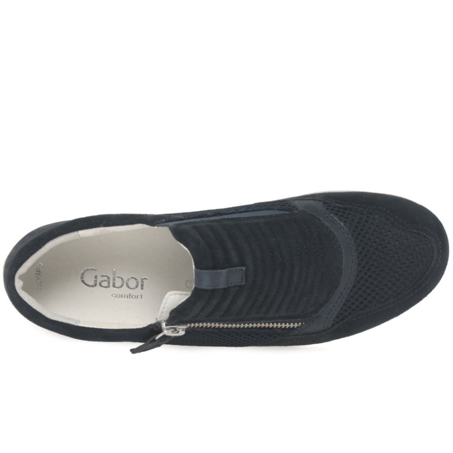 Atlantic Suède/mesh Gabor Brunello Casual Sportschoenen Voor Dames