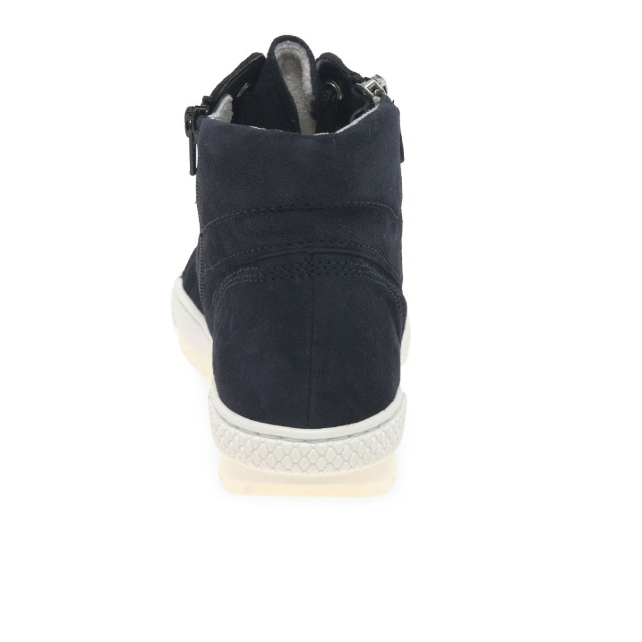 Atlantic Suède/metallic Gabor Bulner Dames Casual Enkellaarzen