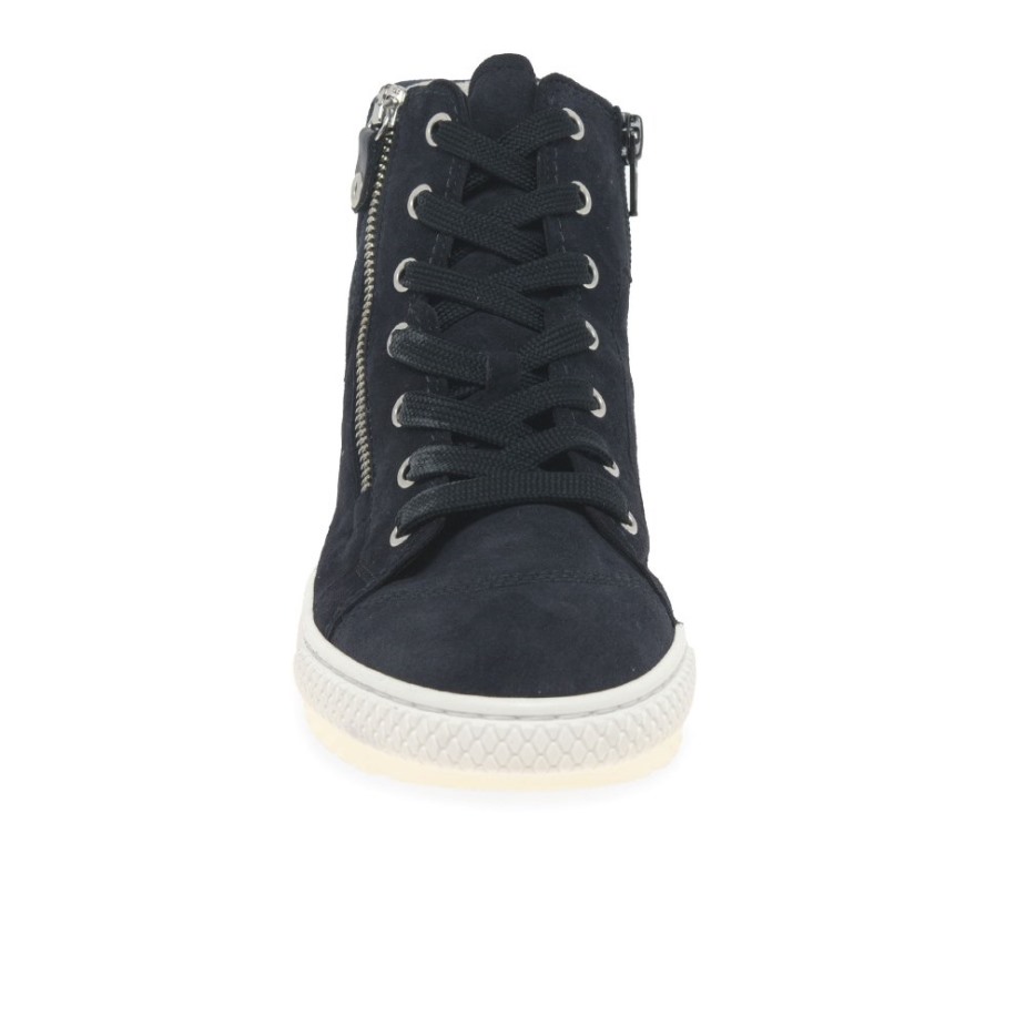 Atlantic Suède/metallic Gabor Bulner Dames Casual Enkellaarzen