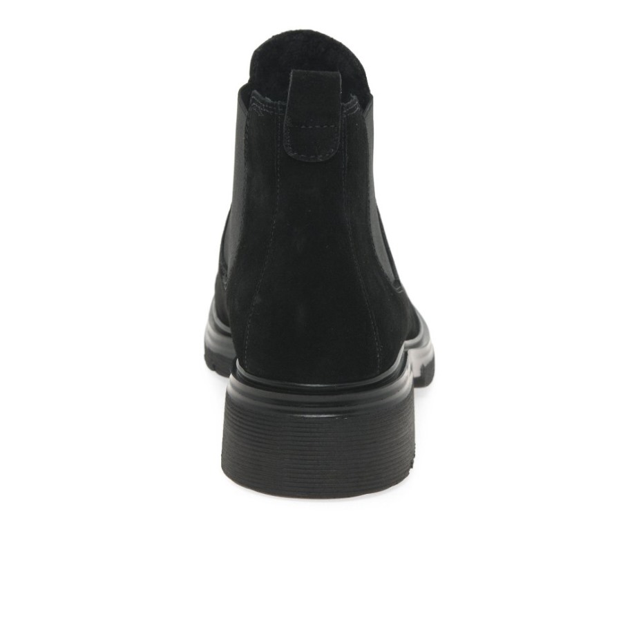 Babel Dames Chelsea Boots Zwart Suède Gabor