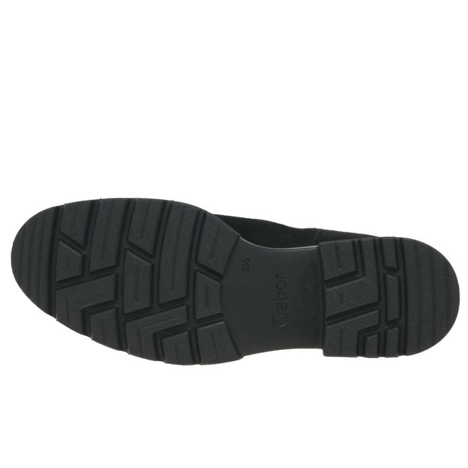 Babel Dames Chelsea Boots Zwart Suède Gabor