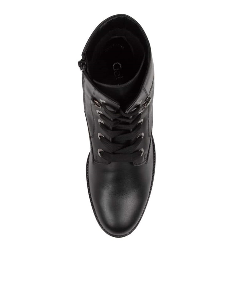 Billie Schwarz Lederen Gabor