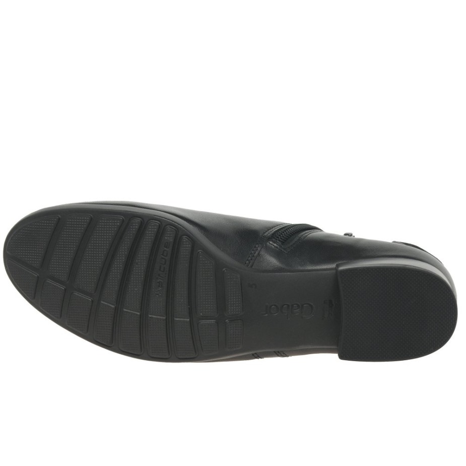 Briano Dames Enkellaarzen Zwart/suède Gabor