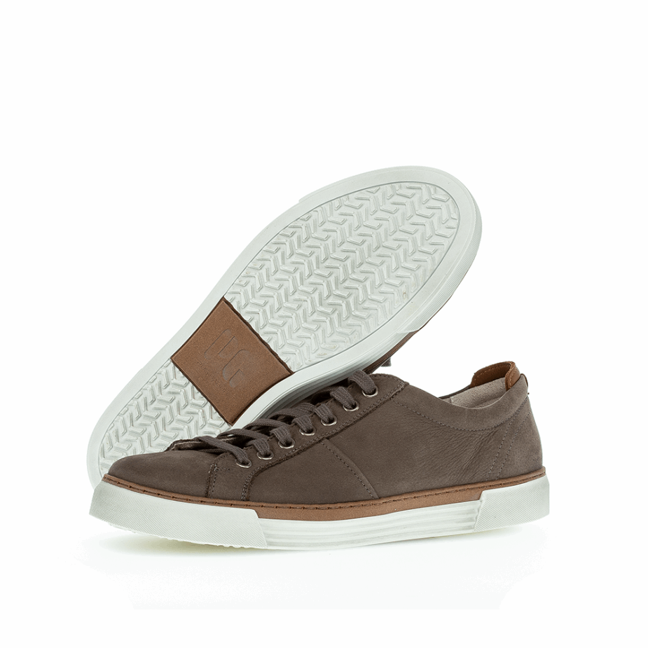 Bruine Gabor Heren Perf Sneaker