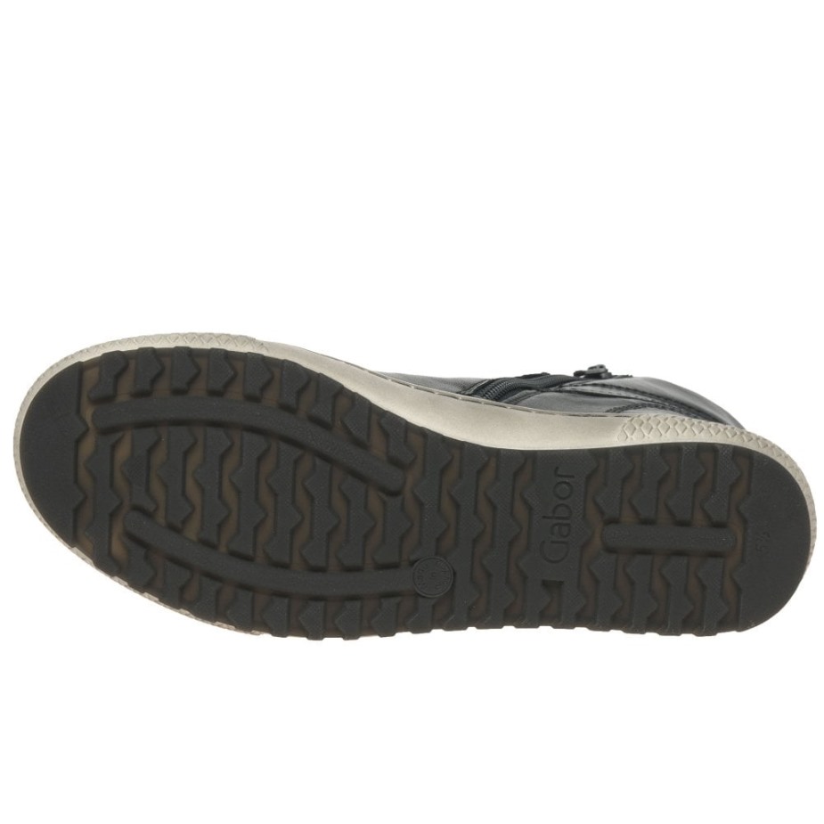 Bulner Casual Dames Enkellaarzen Gabor Zwart