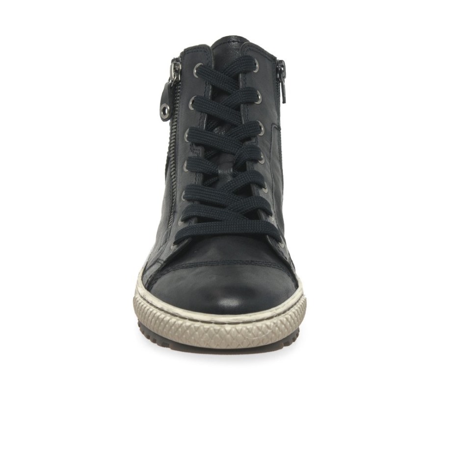 Bulner Casual Enkellaarzen Voor Dames Gabor Navy Tucson