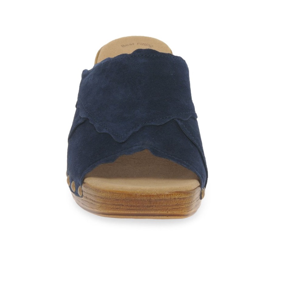 Carmen Dames Sandalen Marine Suède Gabor