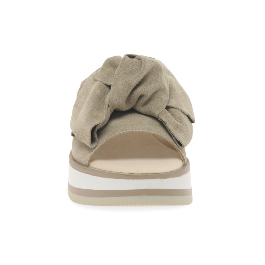 Clinton Dames Muiltjes Sandalen Zijde Suède Gabor