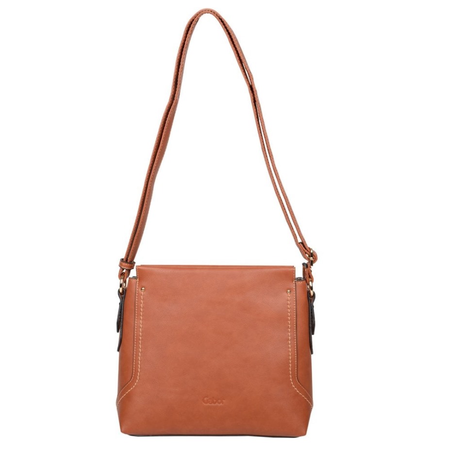 Cognac Sarda Dames Messenger Handtas Gabor