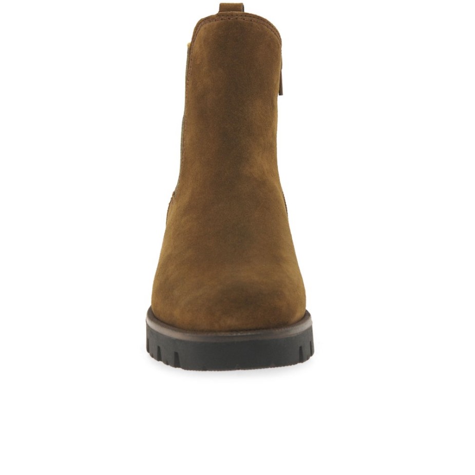 Cognac Suède Gabor Newport Dames Chelsea Boots