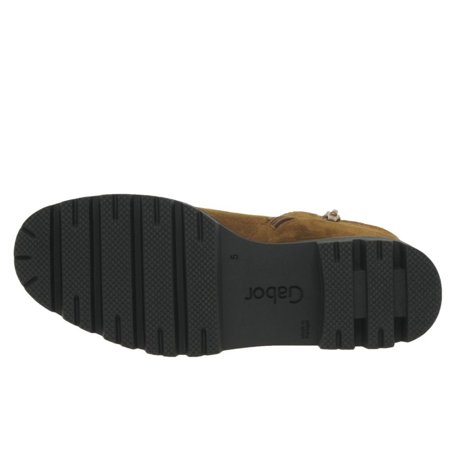 Cognac Suède Gabor Newport Dames Chelsea Boots