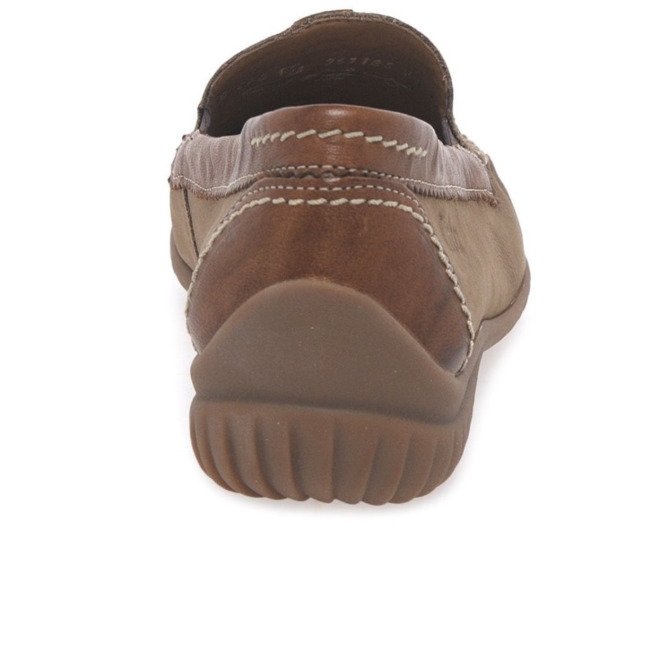 Corda Nubuck/tan California Sportieve Mocassins Voor Dames Gabor
