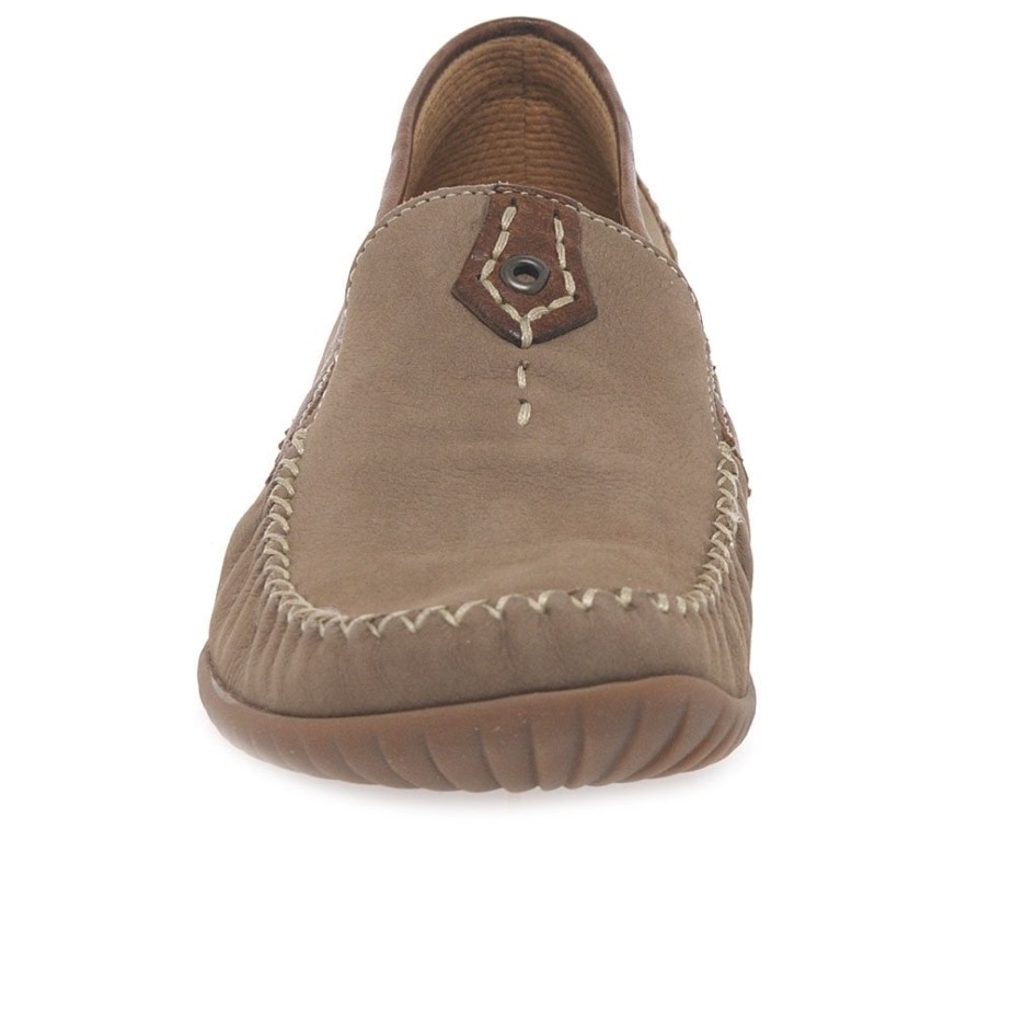 Corda Nubuck/tan California Sportieve Mocassins Voor Dames Gabor