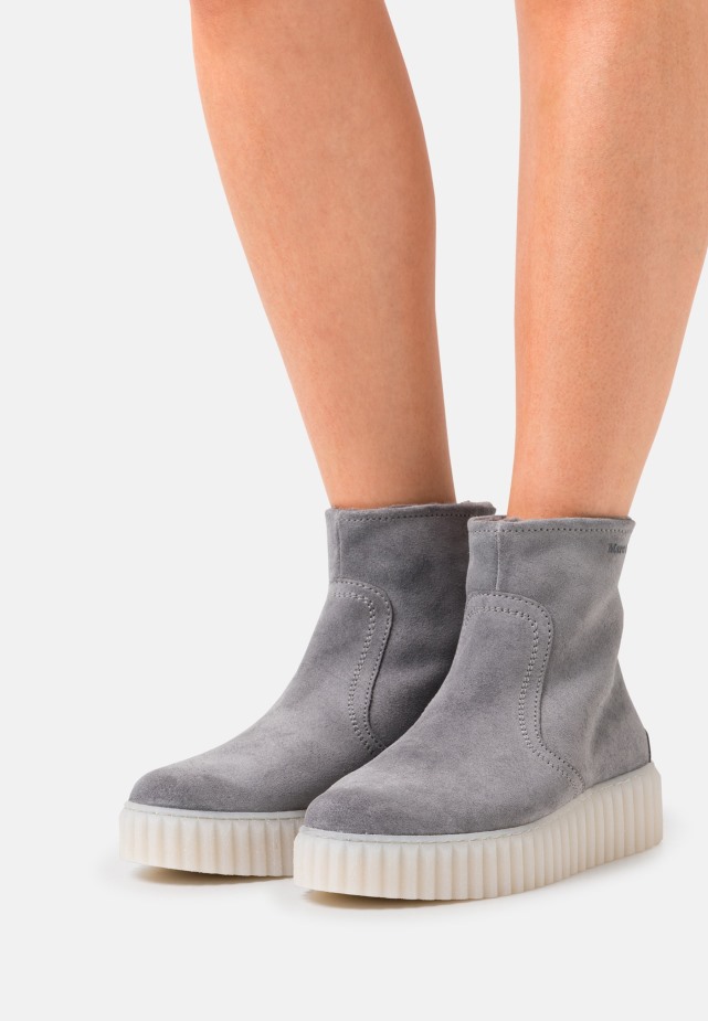 Dames Enkellaarzen Met Plateauzool Gabor Zwart