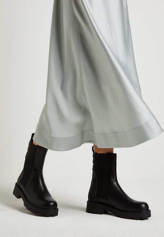 Dames Enkellaarzen Met Plateauzool Gabor Zwart