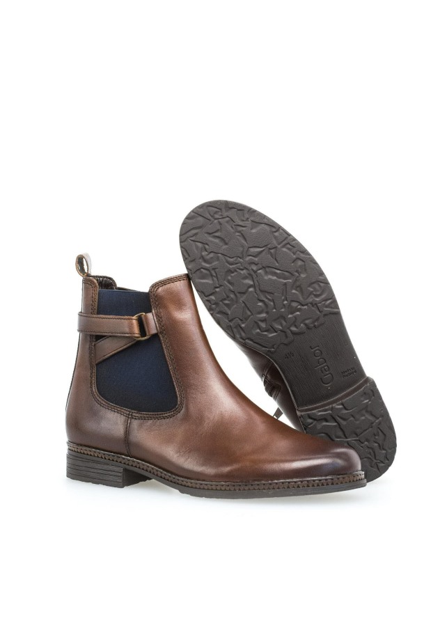 Dames Gabor Lichtbruine Klassieke Enkellaarzen