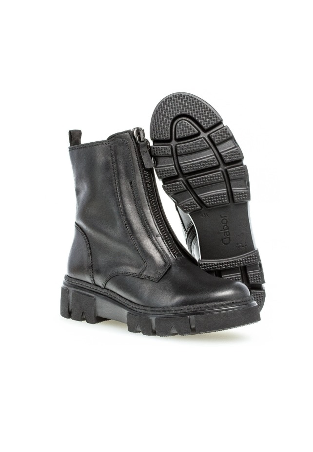 Dames Gabor Zwarte Klassieke Enkellaarzen