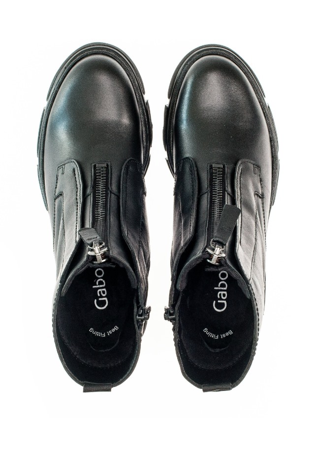 Dames Gabor Zwarte Klassieke Enkellaarzen