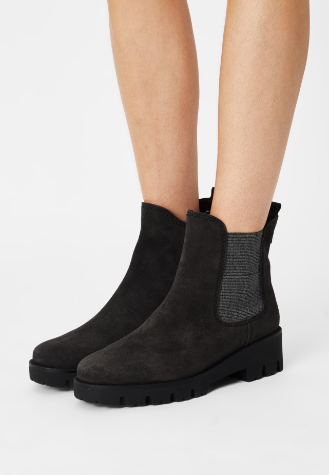 Dames Gabor Zwarte Klassieke Enkellaarzen