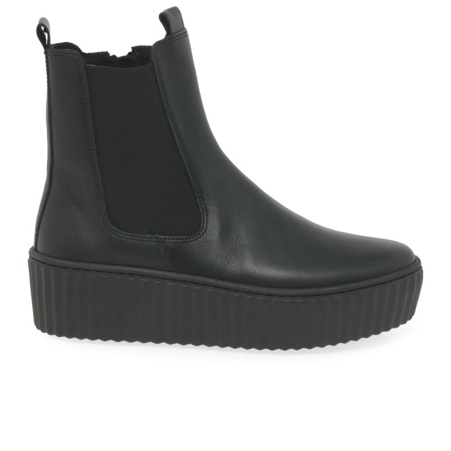 December Dames Chelsea Boots Gabor Zwart