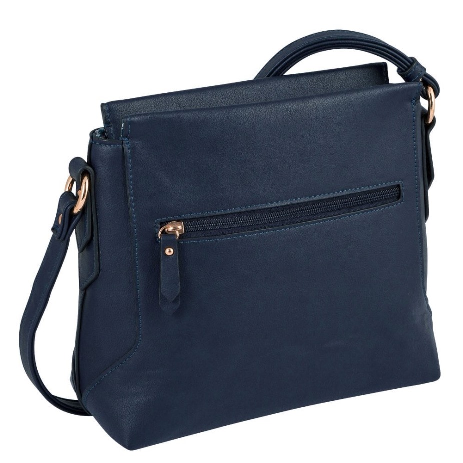 Donkerblauwe Gabor Sarda Messenger Handtas Voor Dames