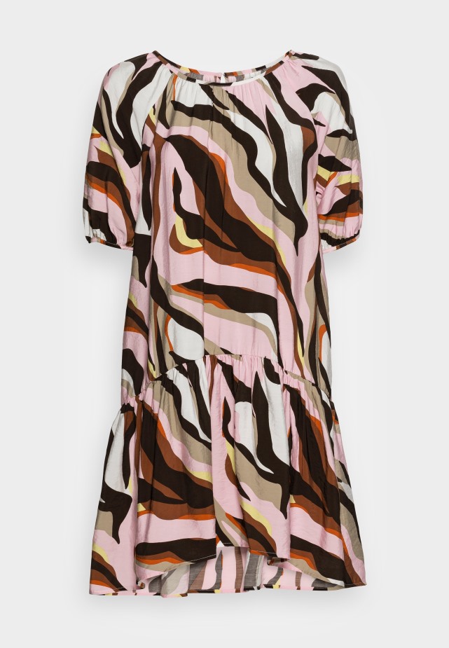 Enkellaarzen Met Plateauzool Gabor Donkerroze/naturel