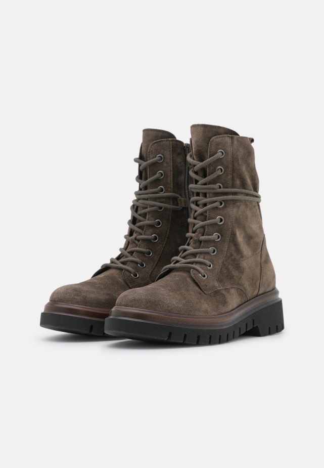 Enkellaarzen Met Plateauzool Gabor Tartufo/cognac