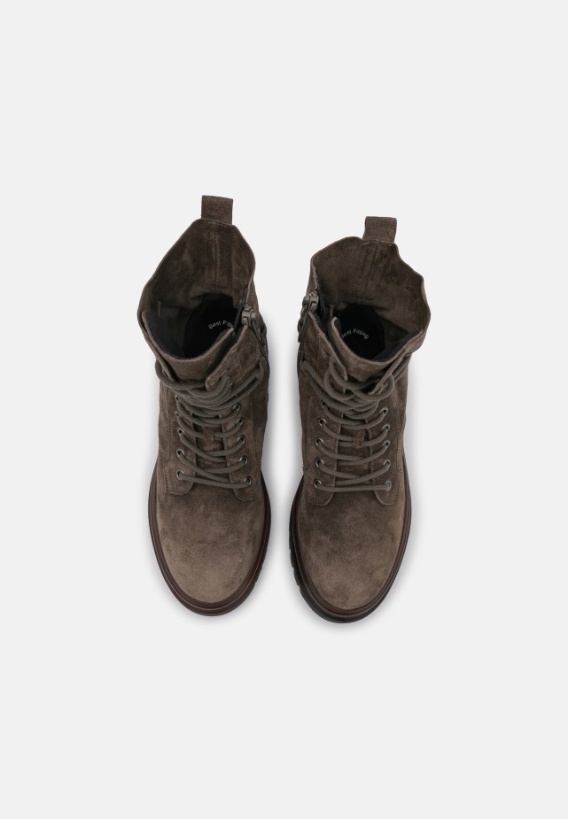 Enkellaarzen Met Plateauzool Gabor Tartufo/cognac