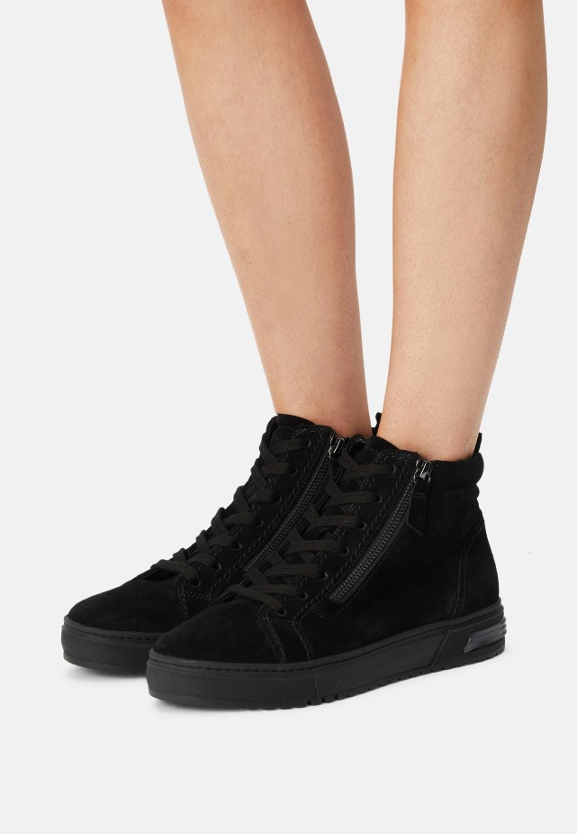 Enkellaarzen Met Plateauzool Pacific/blauw/nature Gabor