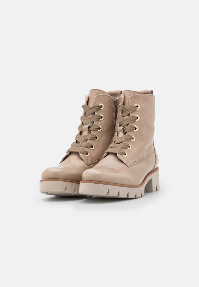 Enkellaarzen Met Veters Kiesel/dust Gabor