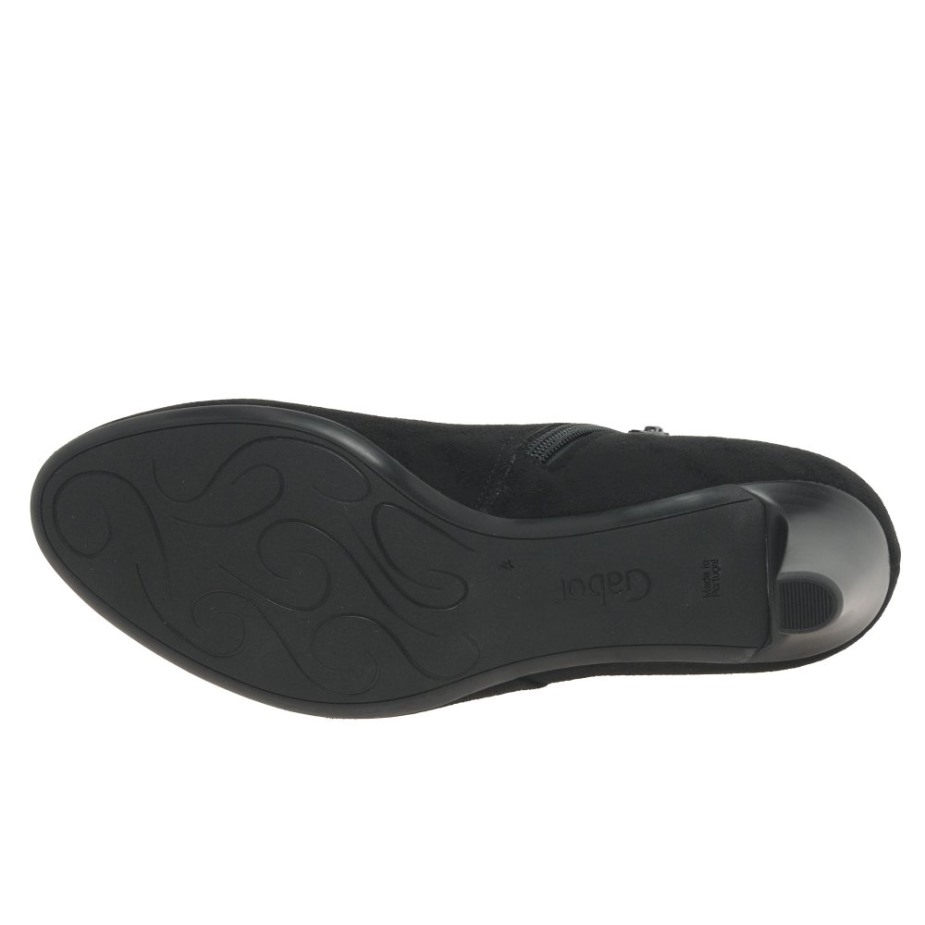 Fatale Dames Enkellaarzen Gabor Velet Zwart