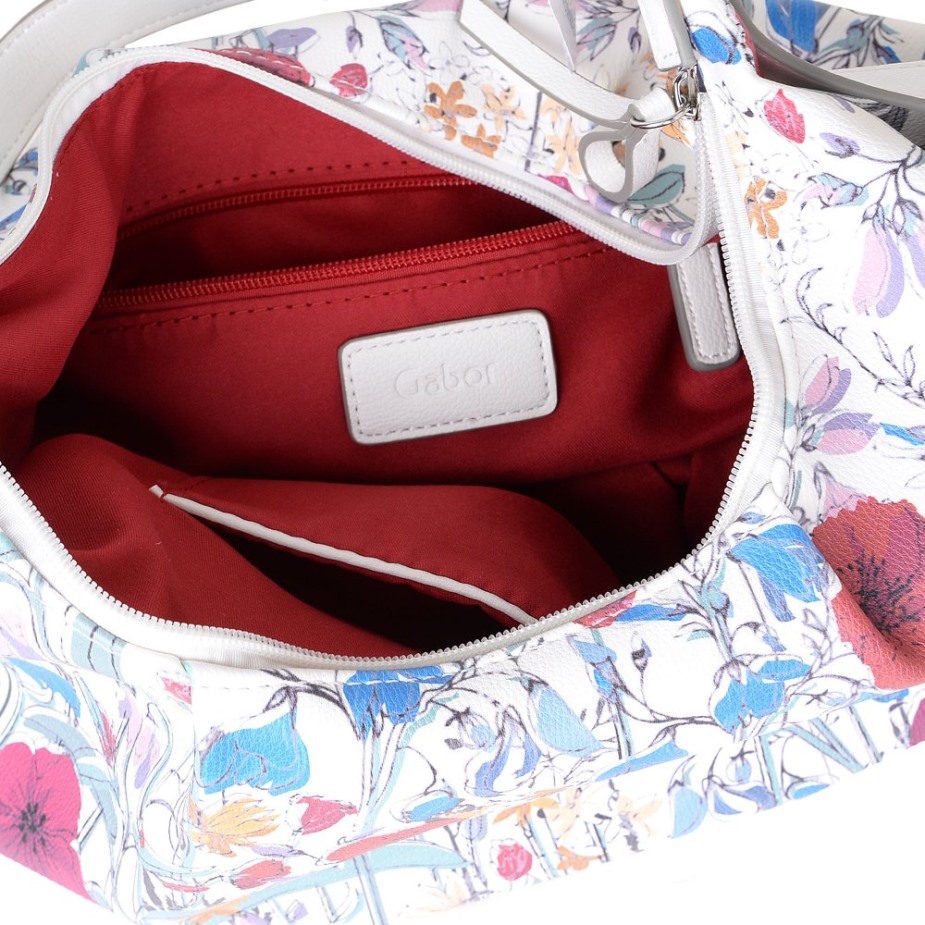 Flower Multi Fabiola Dames Hobo Bag Gabor