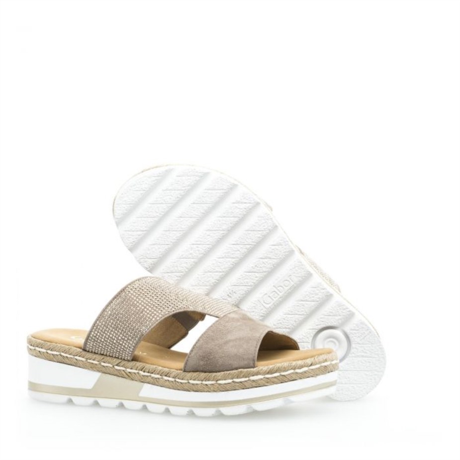 Gabor 2272112 - Beige Nubuckleer