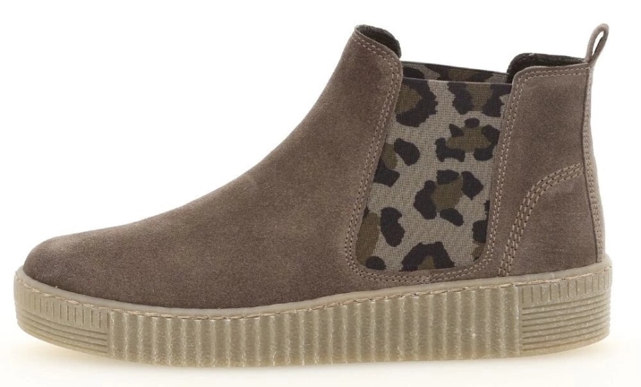 Gabor 33731-32 - Chelsea Laars Suède Grijs