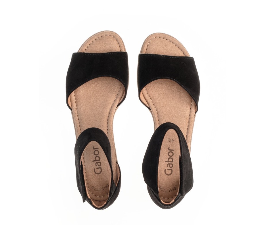 Gabor 6457017 - Zwart Suède