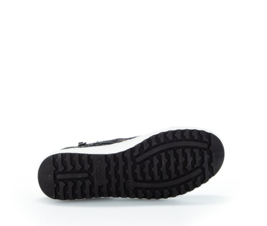 Gabor 7375437 - Zwart Metallic Suède