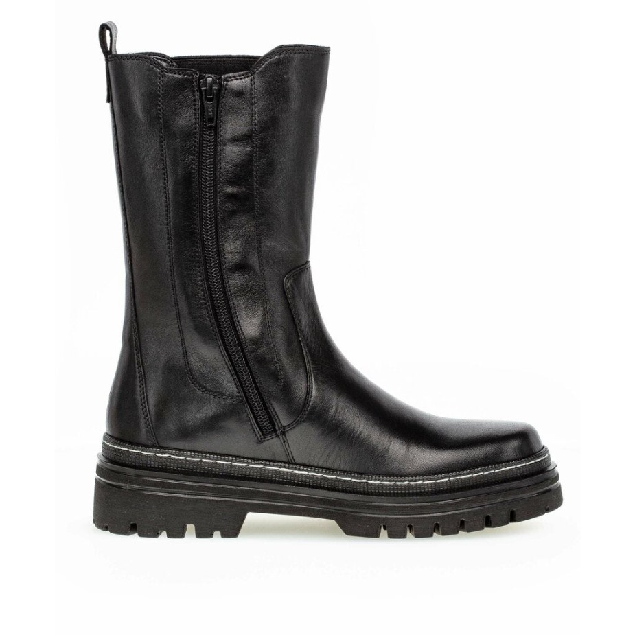 Gabor 91724-27 - Zwart Glad Leer