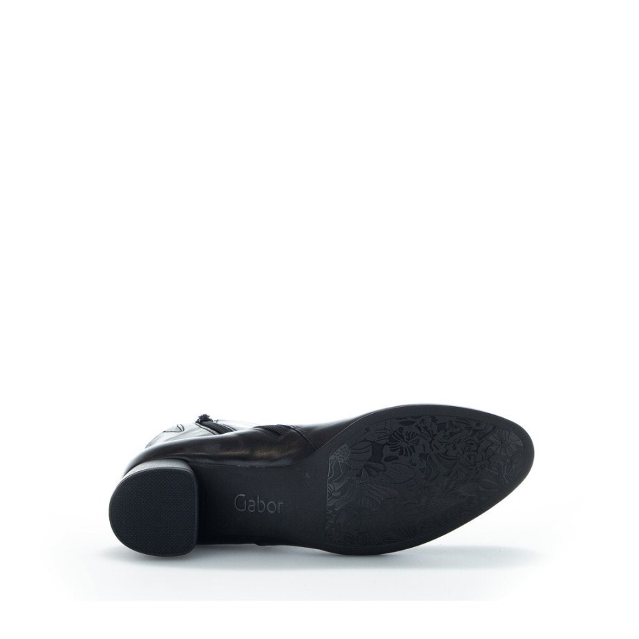 Gabor 92970-57 - Zwart Glad Leer