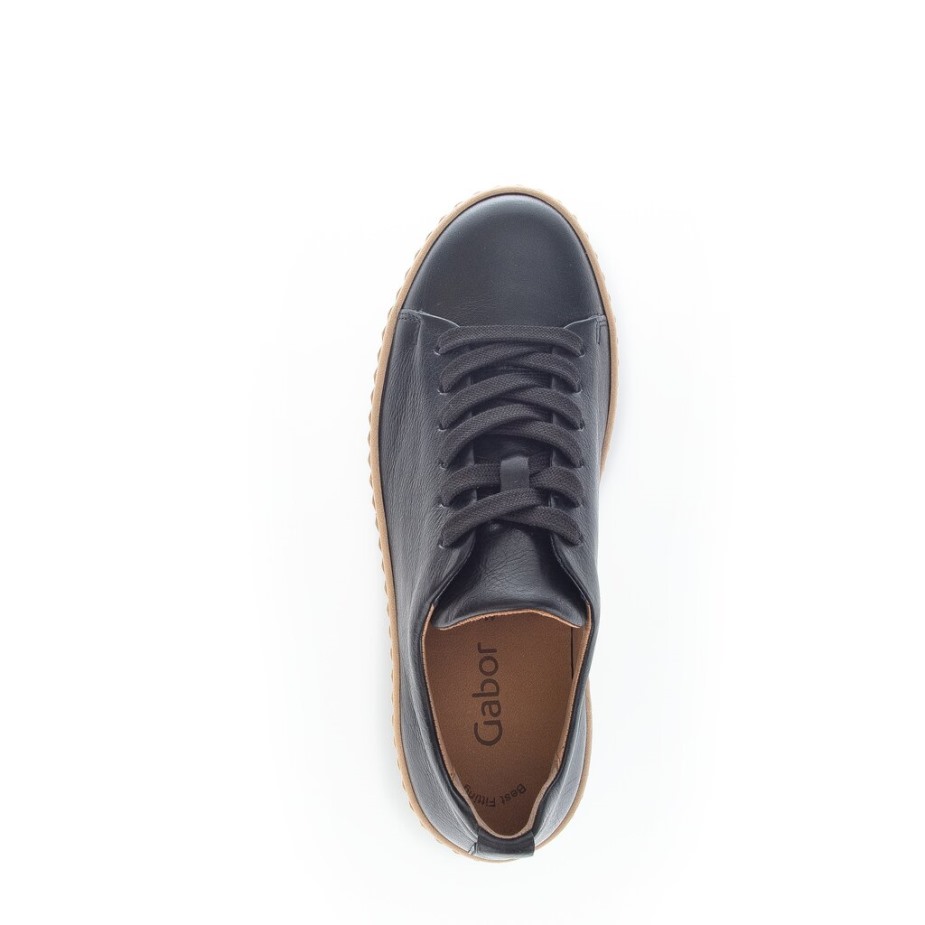 Gabor 93201-27 - Zwart Glad Leer