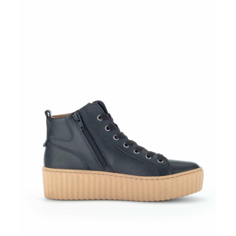 Gabor 93710-27 - Zwart Glad Leer