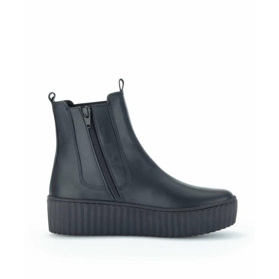 Gabor 93712-27 - Zwart Glad Leer