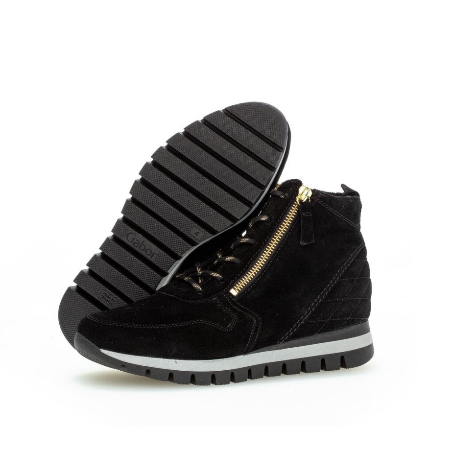 Gabor 96455-47 - Zwart Suède