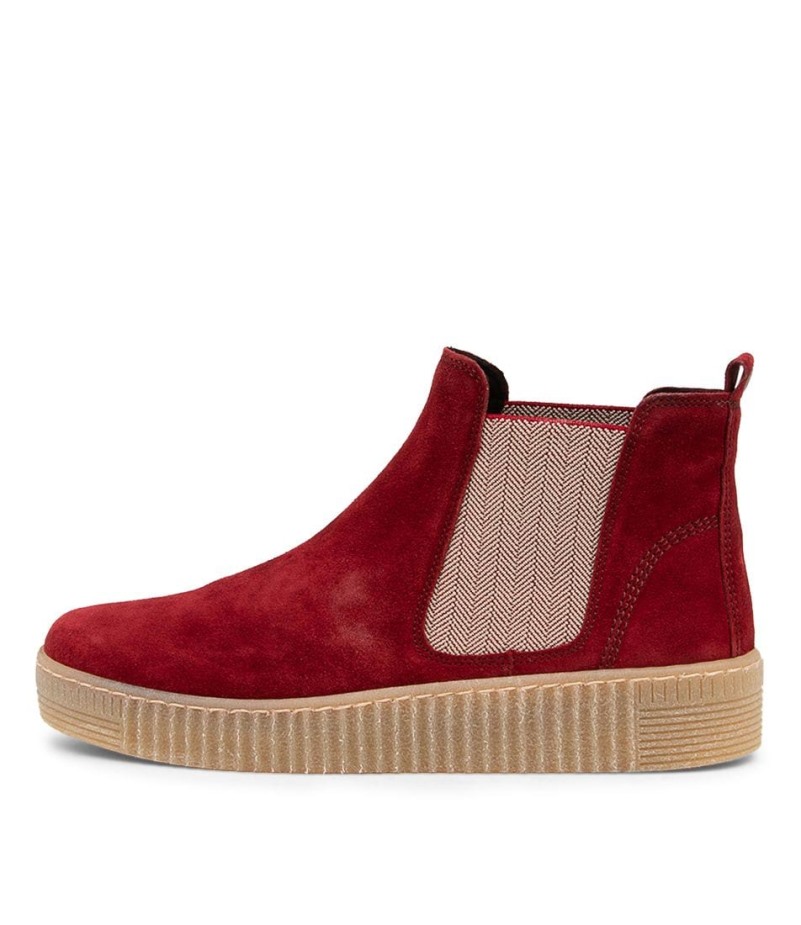 Gabor Angels Dark Opera Suède Enkellaarzen