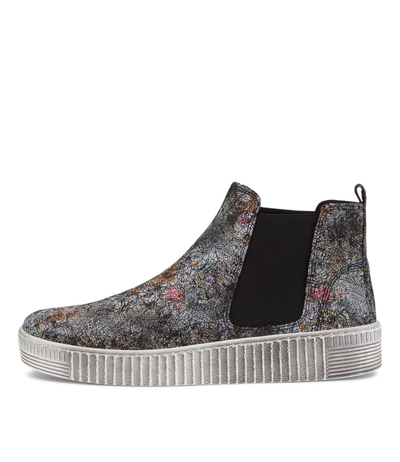 Gabor Angels Schwarz Leren Chelsea Boots