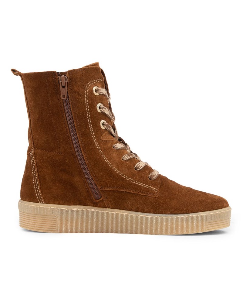 Gabor Arca Cognac Suède Kuitlaarzen