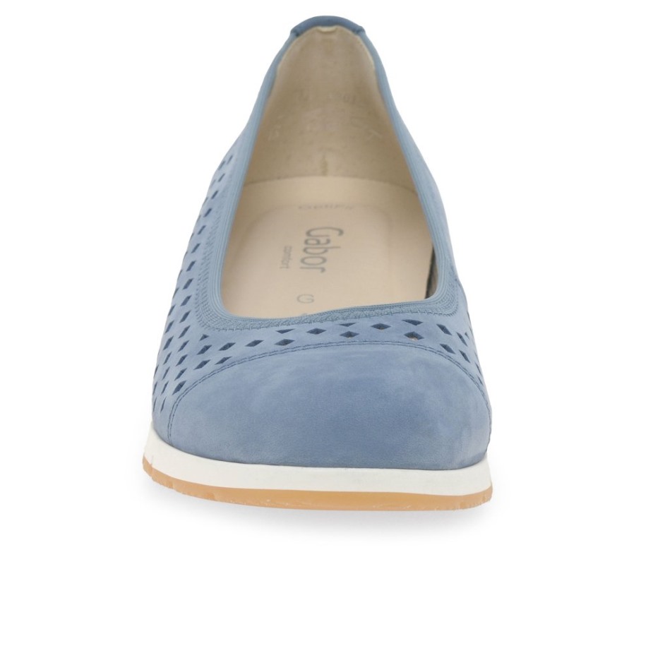 Gabor Berry Dames Punch Detail Schoenen Heaven Nubuck