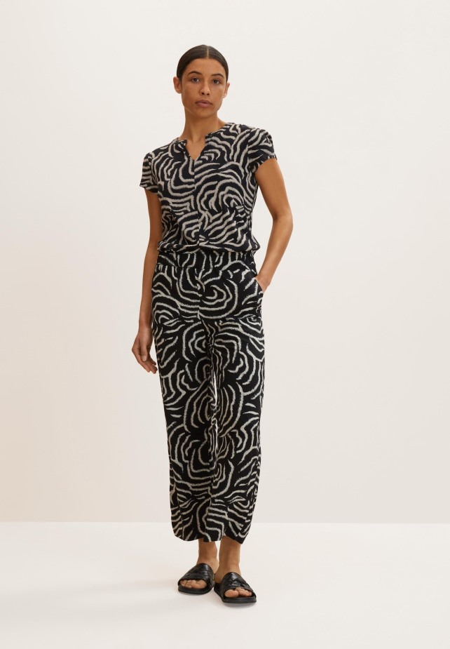 Gabor Blauw/bruin/witte Sneakers