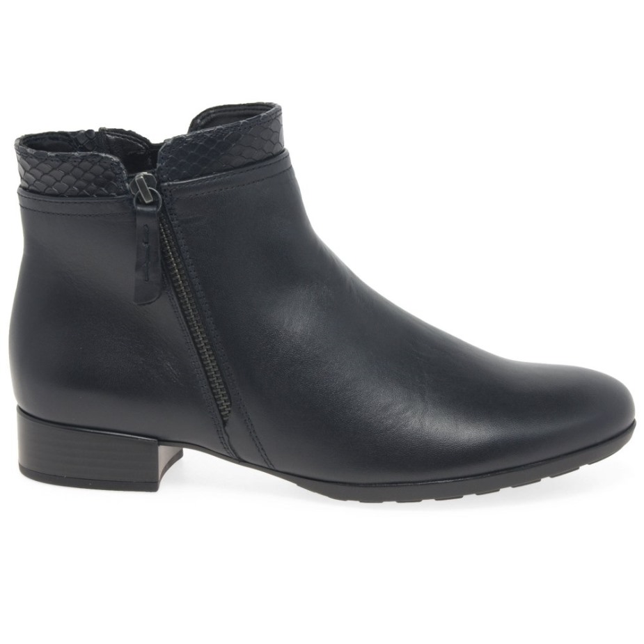 Gabor Briano Dames Enkellaarsjes Midnight/snake